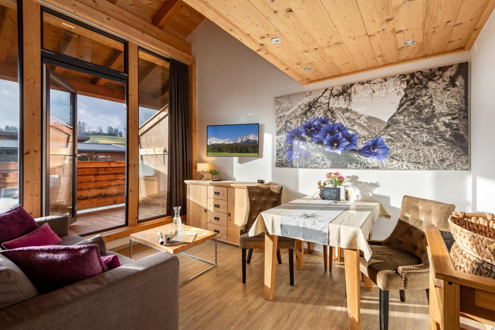 Narzenhof Wellness Chalets, Familien & Luxus Apartments Am Bauernhof Sankt Johann in Tirol Exterior photo